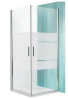 Roltechnik sprchové dveře TCO1 800 výplň transparent rám stříbrný 727-8000000-01-02